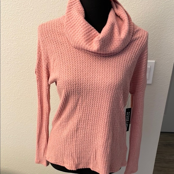 design lab Sweaters - Design Lab Pink Cowl Neck Sweater